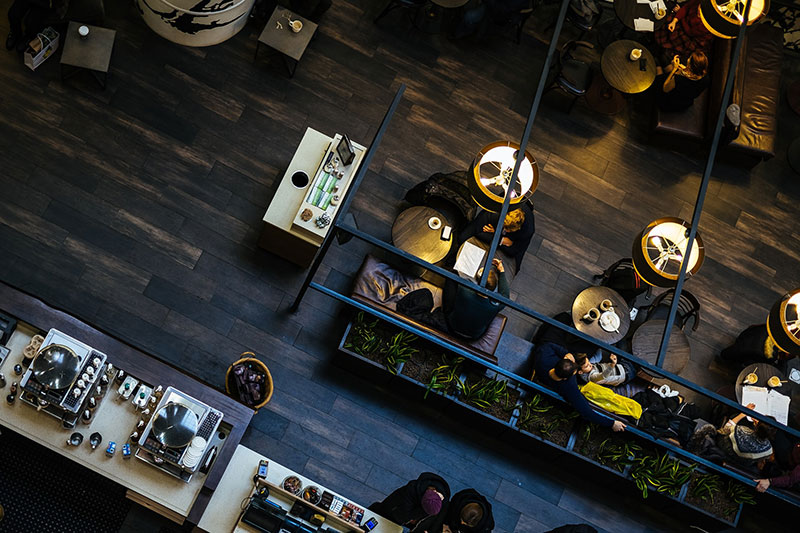 L’esprit Baia Inside Restaurant Topview